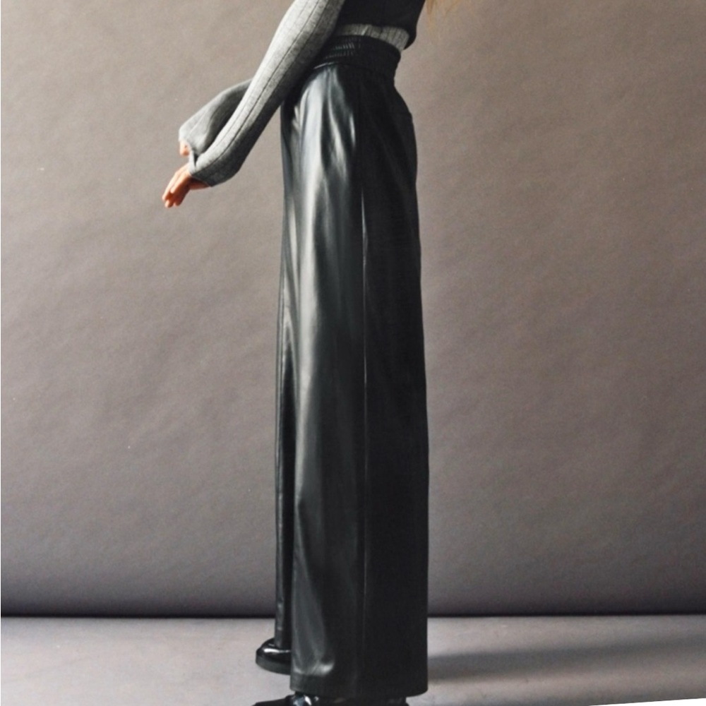 NWT Zara Faux Leather Pants - Picture 11 of 11